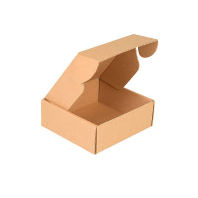 Kilitli Küçük Ürün Kutuları 6,5x6,5x2,5 cm kraft - 2