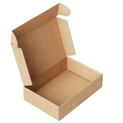 Kilitli Küçük Ürün Kutusu 9,5x9,5x3 cm kraft - 2